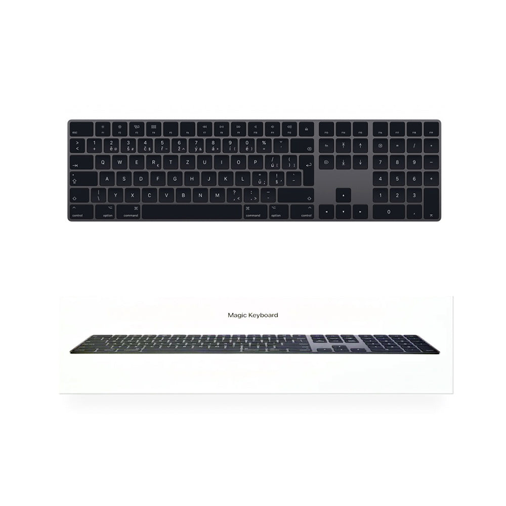 Apple Magic Keyboard mit Nummernblock Space Grey – Tschechische Republik