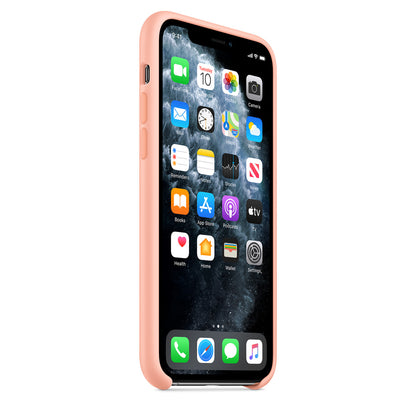 Apple iPhone 11 Pro Silikonhülle – Grapefruit – Original Neu