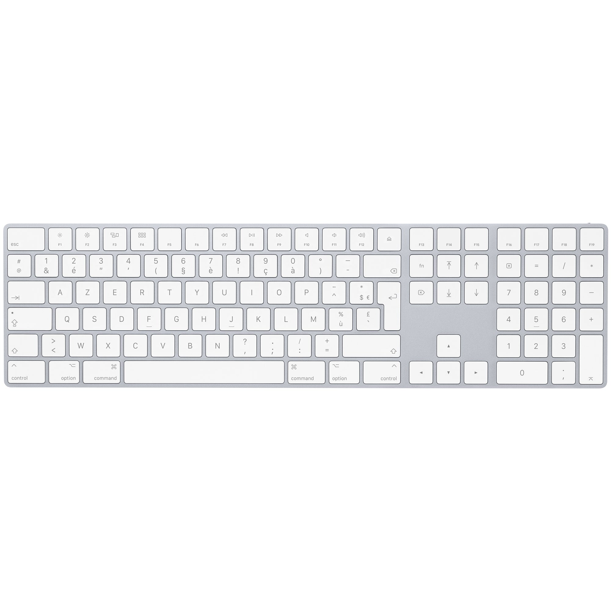 Apple Magic Keyboard mit Ziffernblock - Silber