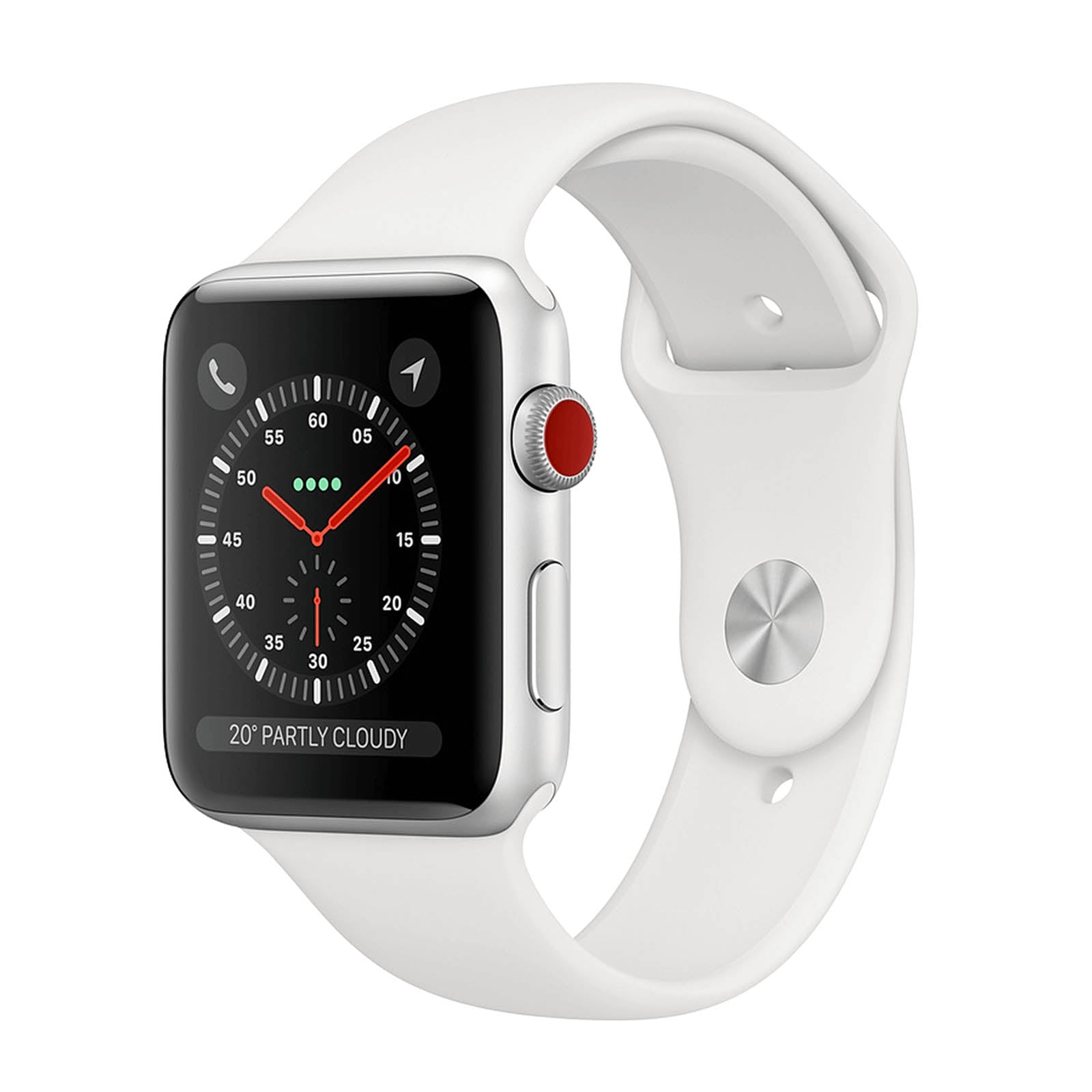 Apple Watch Series 2 Aluminum 38mm GPS + Cellular Silber