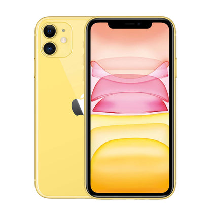 Apple iPhone 11 128GB Gelb Ausgezeichnet Ohne Vertrag - Verbesserter Akku