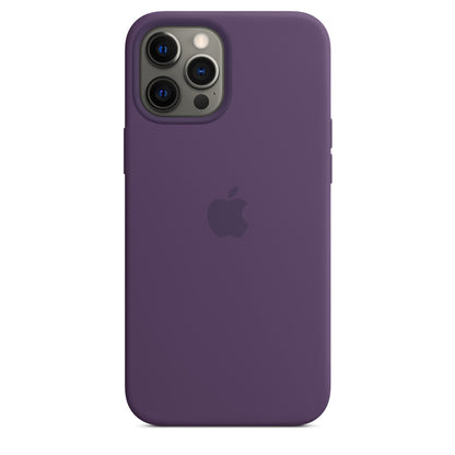 iPhone 12 Pro Max 512GB Graphit mit Apple iPhone 12 Pro Max Silikonhülle -Amethyst