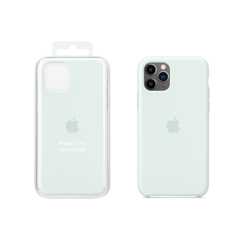 Apple iPhone 11 Pro Silikonhülle – Meerschaum – Original Neu