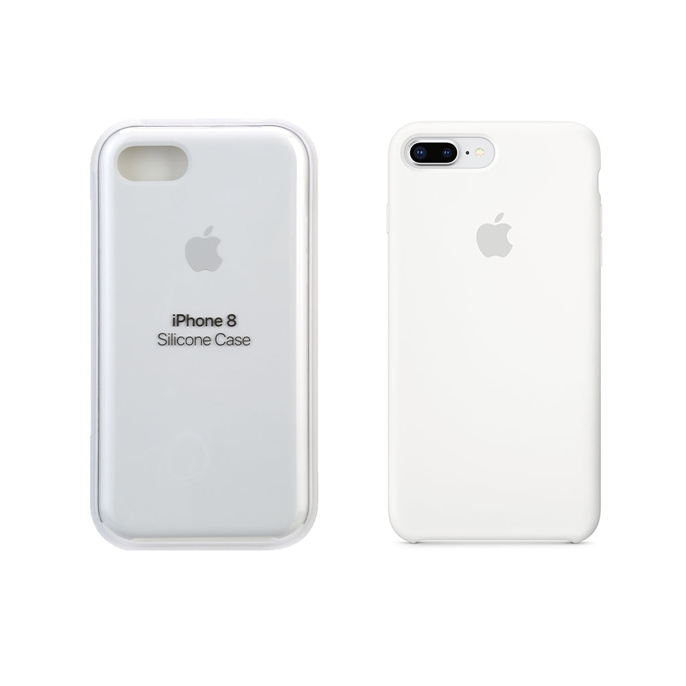 Apple iPhone 8 Silikonhülle - Weiß - Original Neu