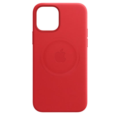 Apple iPhone 12 | 12 Pro Leder Case mit MagSafe - Rot