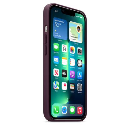 Apple iPhone 13 Pro Leder Case mit MagSafe - Dunkelkirsch