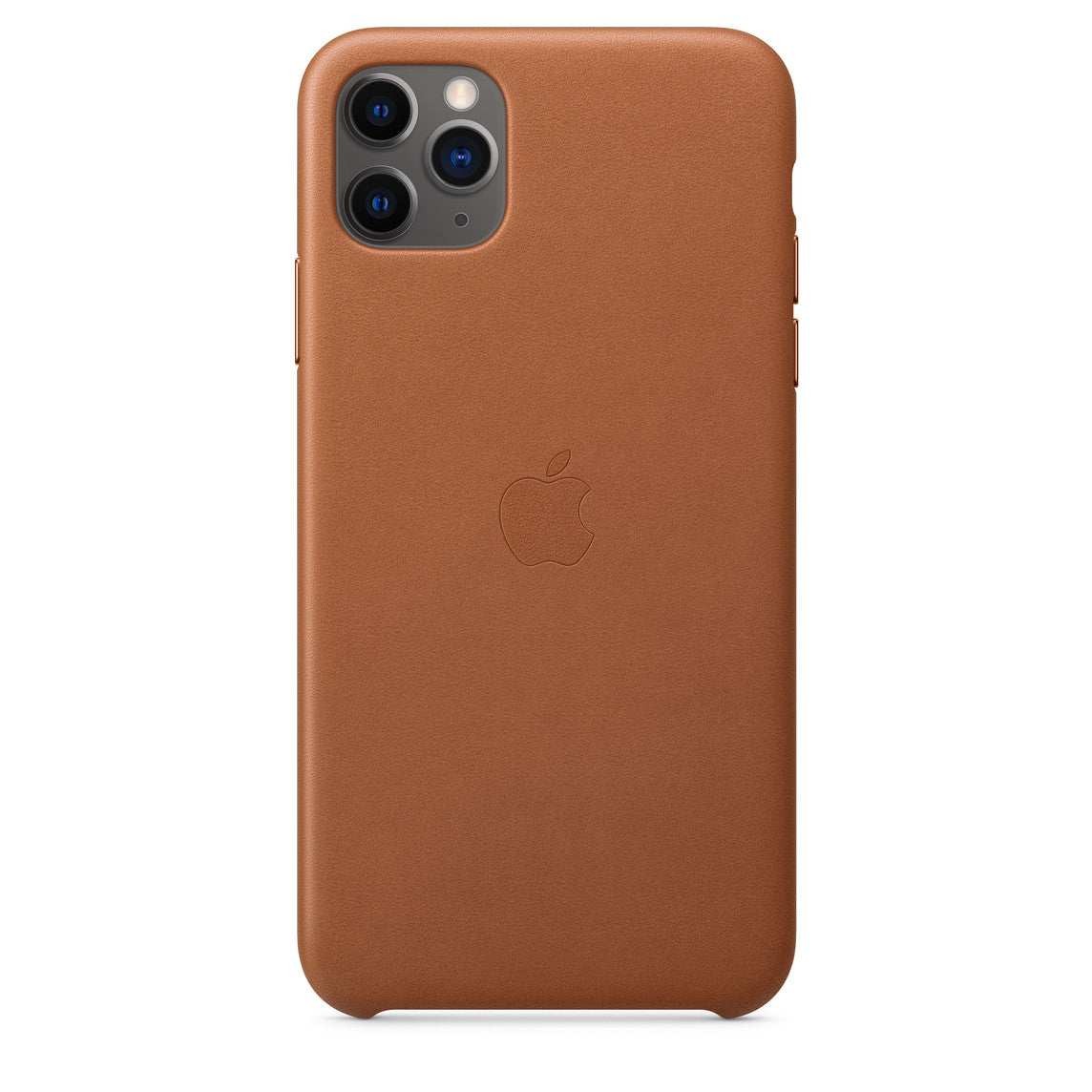 Apple iPhone 11 Pro Max Leder Case - Sattelbraun