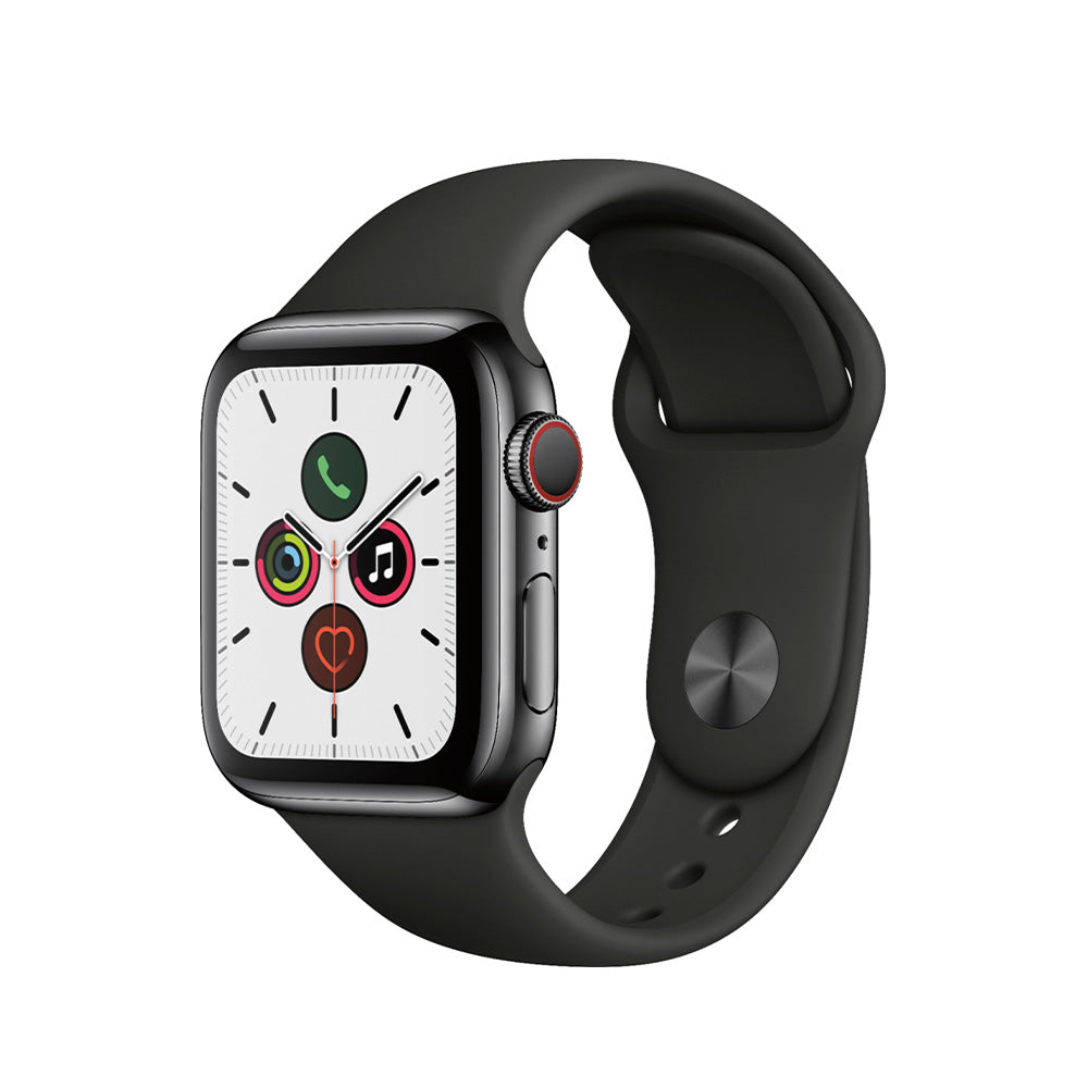 Apple Watch Series 5 Edelstahlgehäuse 44mm - Schwarz