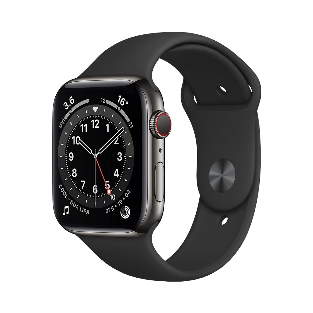 Apple Watch Series 6 Edelstahlgehäuse 44mm - Graphit