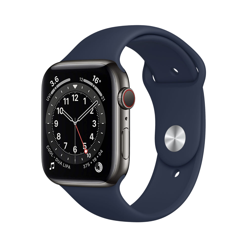 Apple Watch Series 6 Edelstahlgehäuse 44mm - Graphit