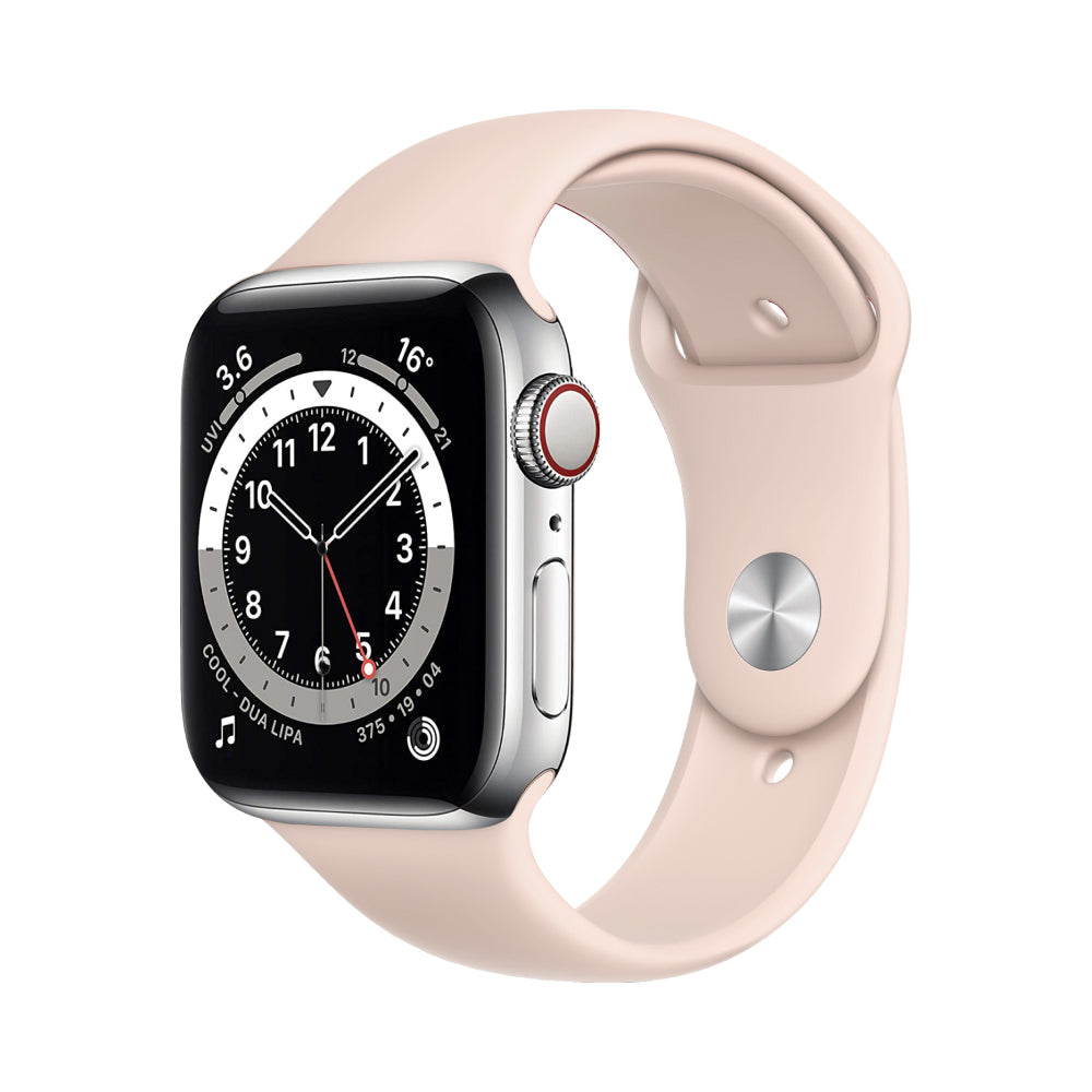 Apple Watch Series 6 Edelstahlgehäuse 44mm - Silber