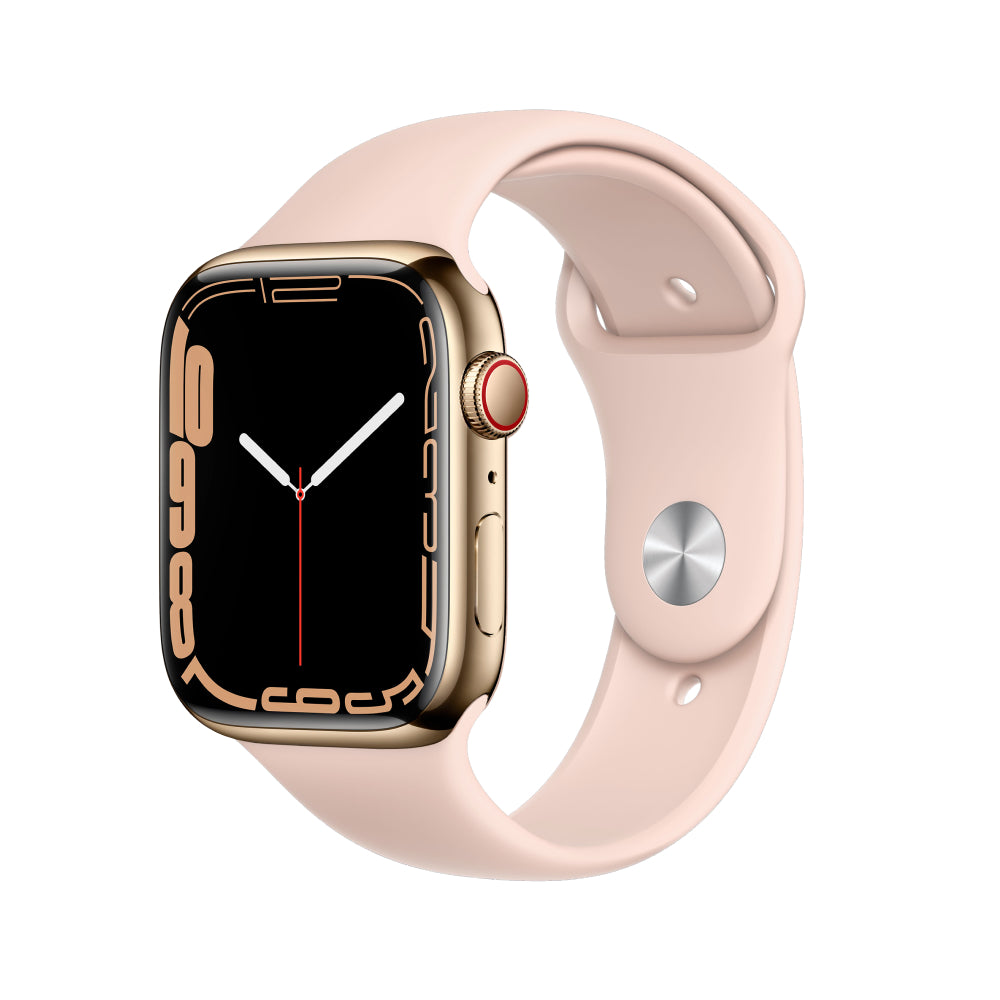 Apple Watch Series 7 Edelstahlgehäuse 41mm - Gold