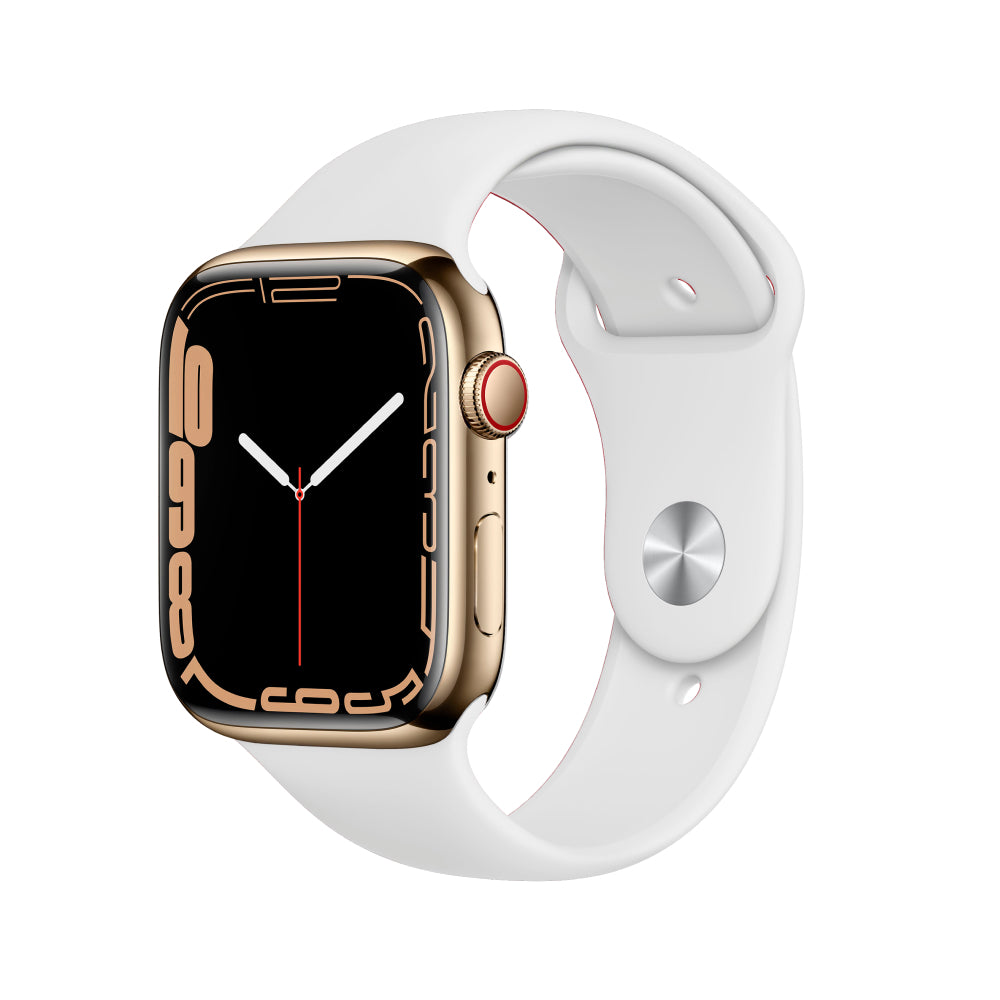 Apple Watch Series 7 Edelstahlgehäuse 45mm - Gold