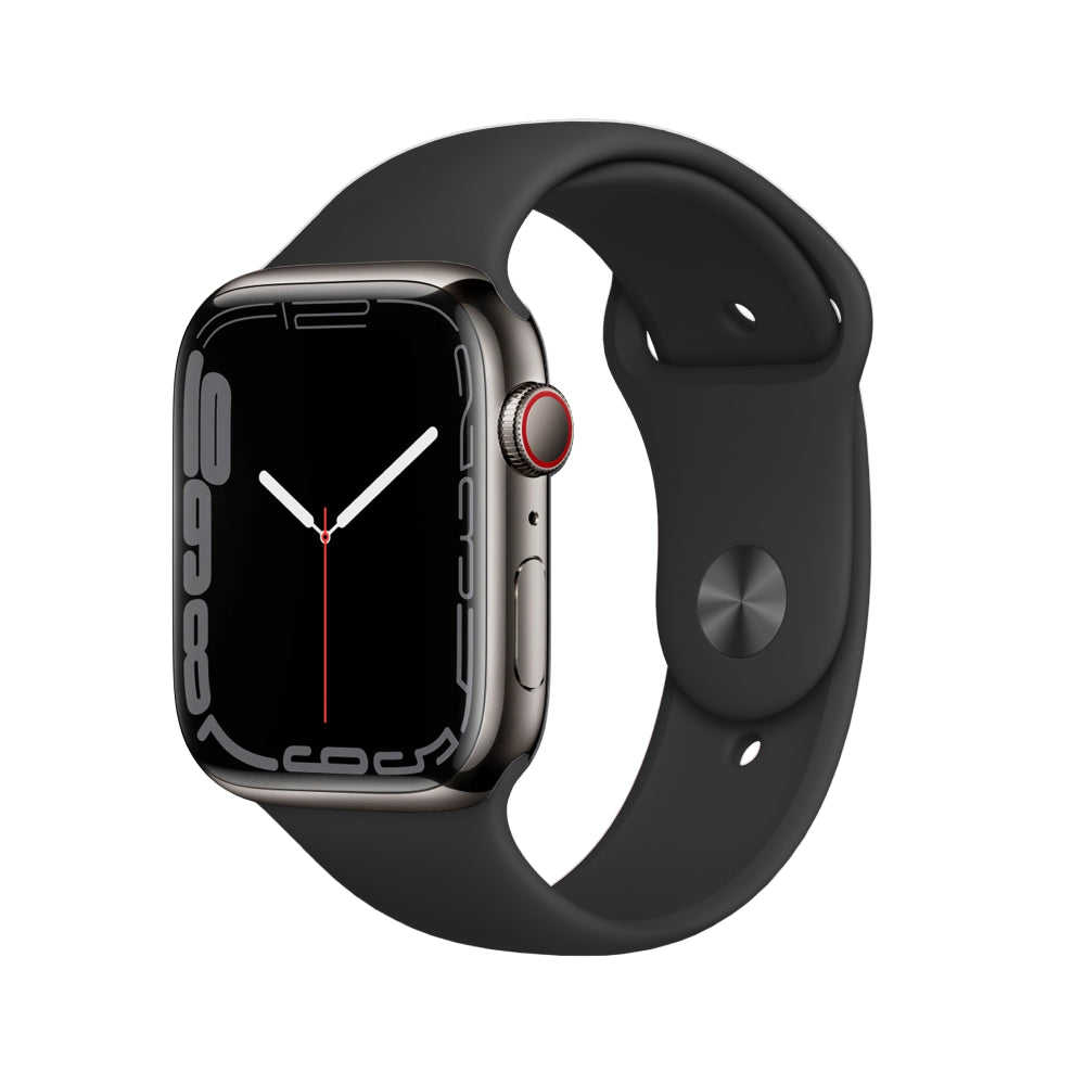 Apple Watch Series 7 Edelstahlgehäuse 45mm - Graphite