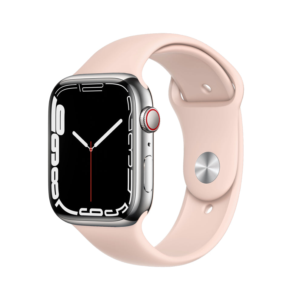 Apple Watch Series 7 Edelstahlgehäuse 41mm - Silber