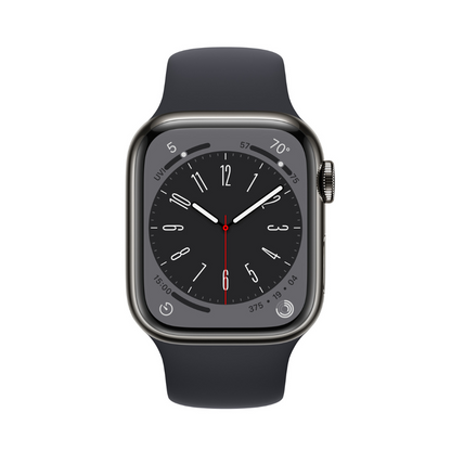 Apple Watch Series 8 Edelstahlgehäuse 45 mm Cellular - Polarstern