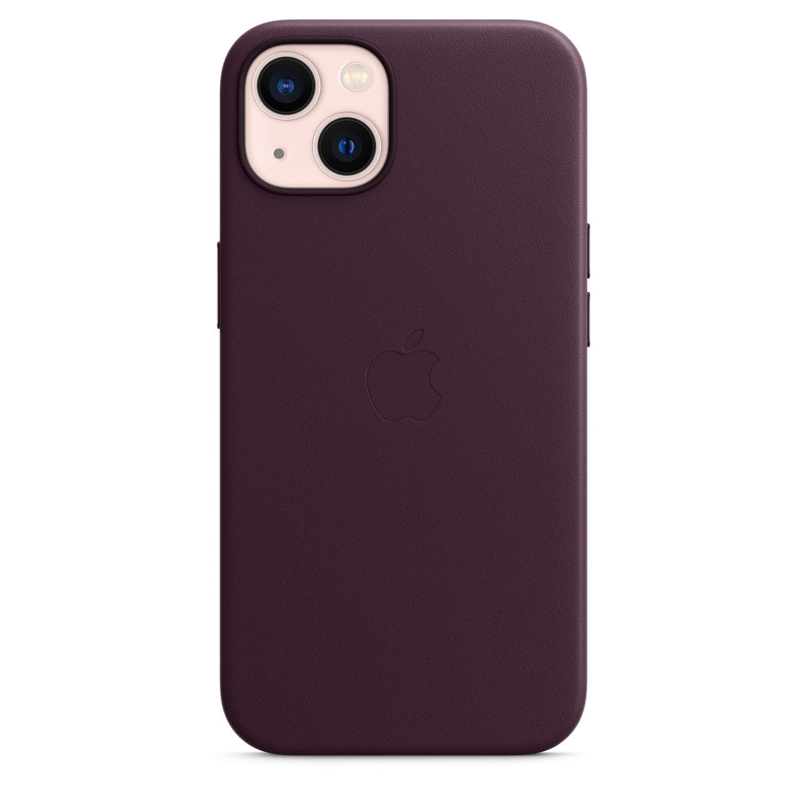 iPhone 13 256GB Rosa mit Apple iPhone 13 Leder Case mit MagSafe - Dunkelkirsch