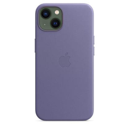 iPhone 13 512GB Grün mit Apple iPhone 13 Leder Case mit MagSafe - Wisteria