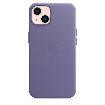 iPhone 13 256GB Rosa mit Apple iPhone 13 Leder Case mit MagSafe - Wisteria