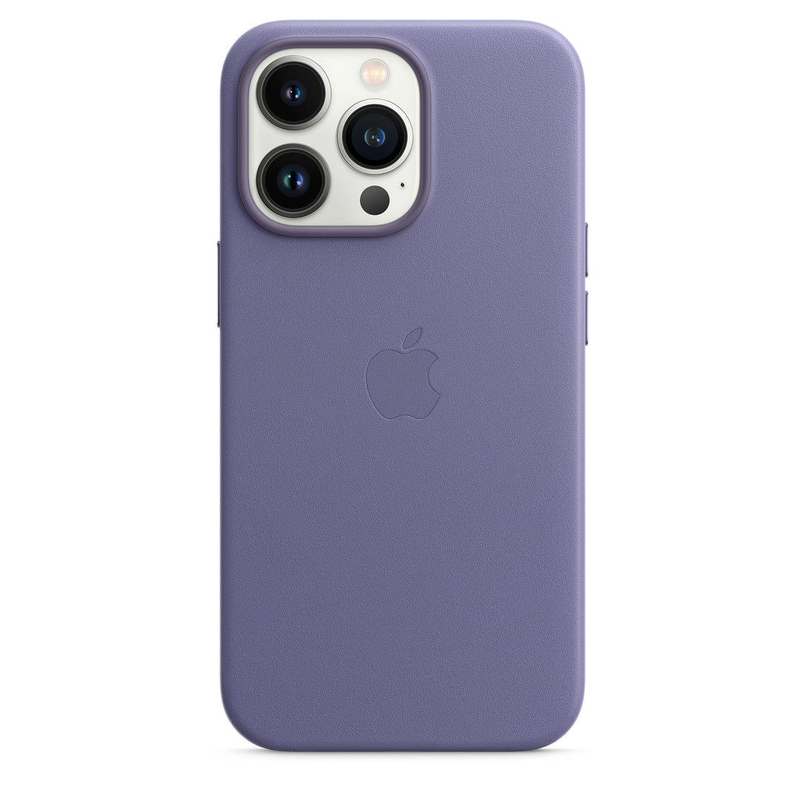iPhone 13 Pro 512GB Silber mit Apple iPhone 13 Pro Leder Case mit MagSafe - Wisteria