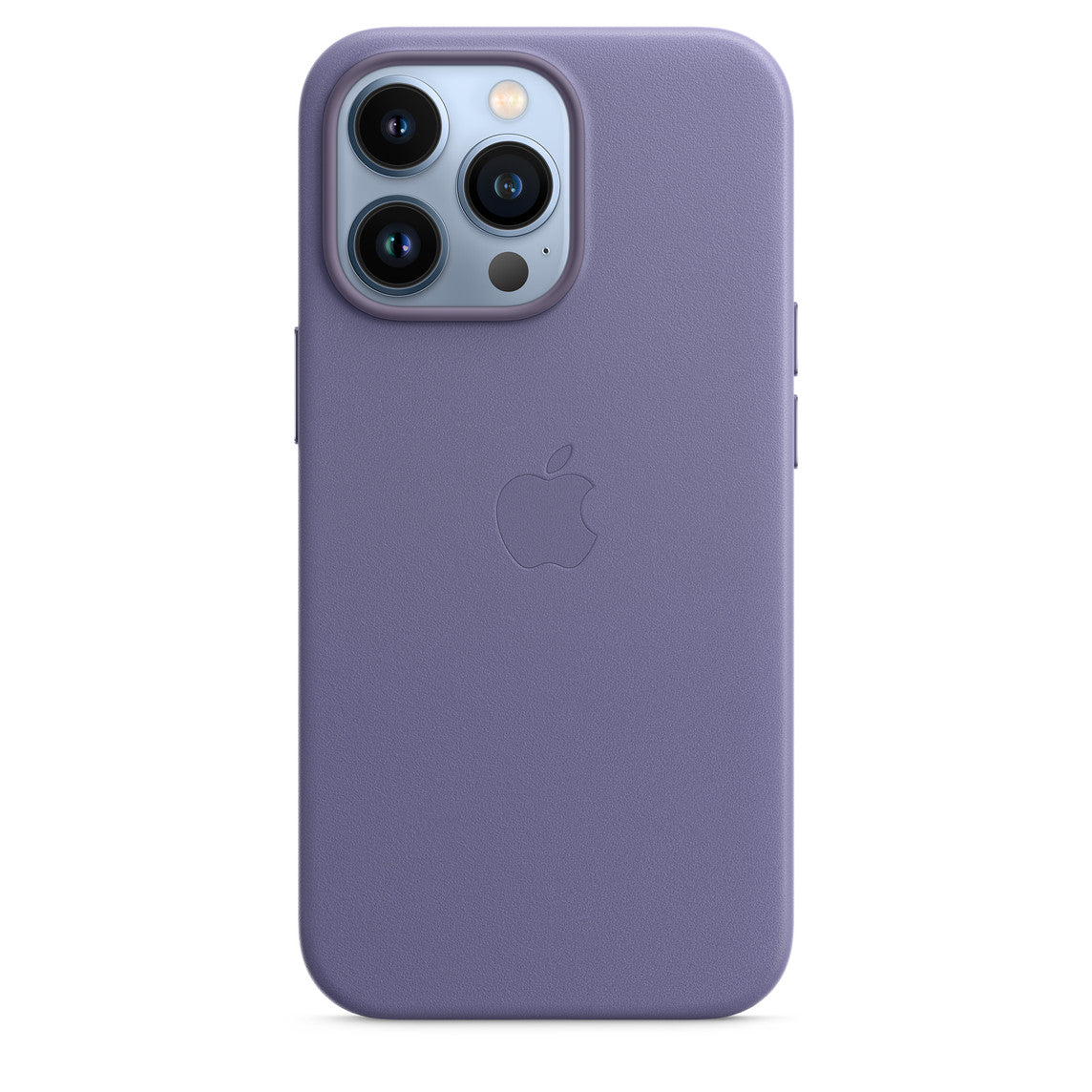 iPhone 13 Pro 256GB Sierrablau mit Apple iPhone 13 Pro Leder Case mit MagSafe - Wisteria