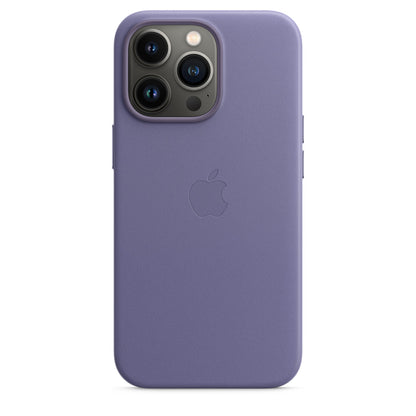 iPhone 13 Pro 256GB Graphit mit Apple iPhone 13 Pro Leder Case mit MagSafe - Wisteria