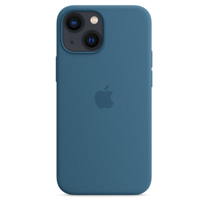 iPhone 13 Pro 512GB Sierrablau mit Apple iPhone 13 Pro Silikon Case mit Magsafe - Eisblau