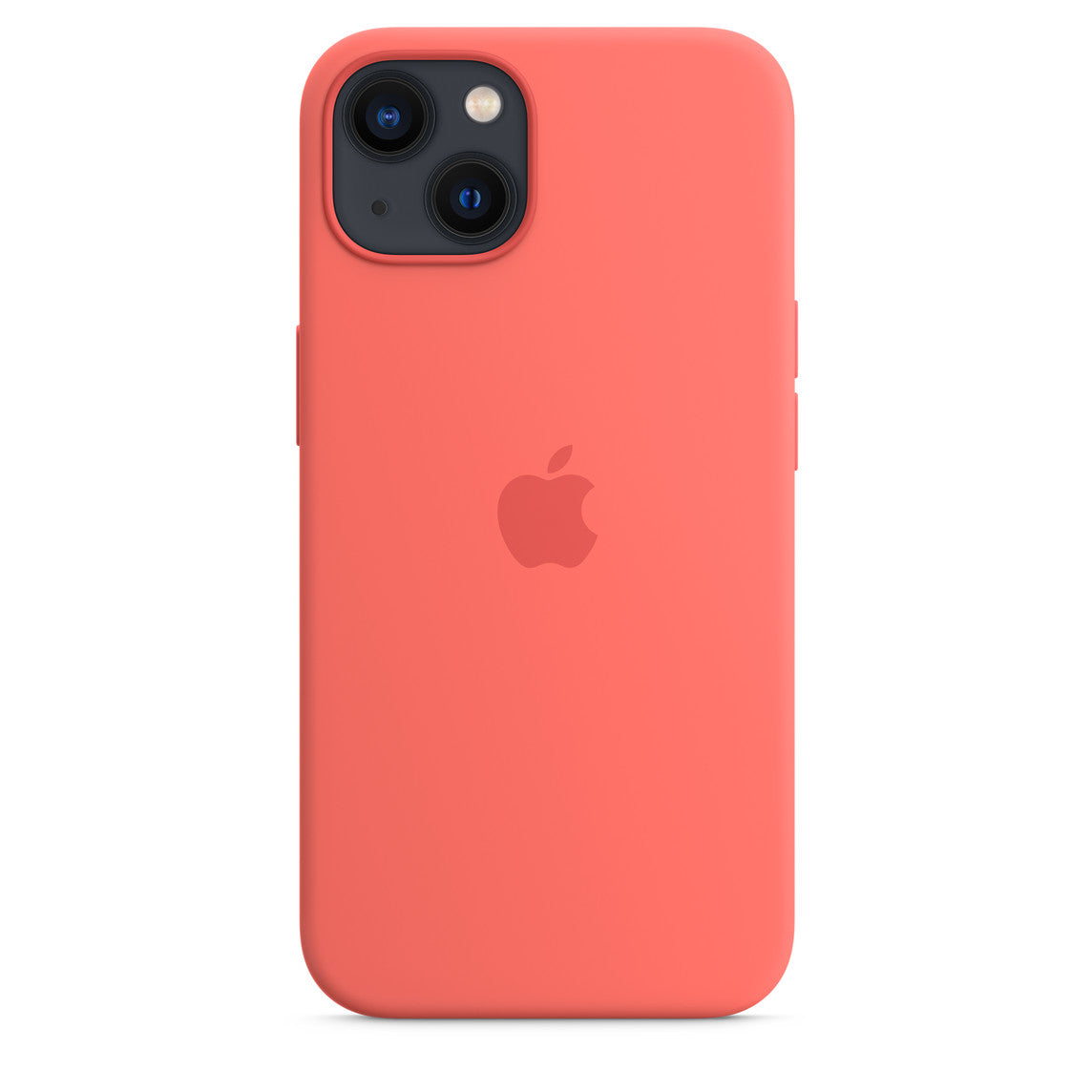 iPhone 13 128GB Grün mit Apple iPhone 13 Silikon Case mit MagSafe- Pink Pomelo