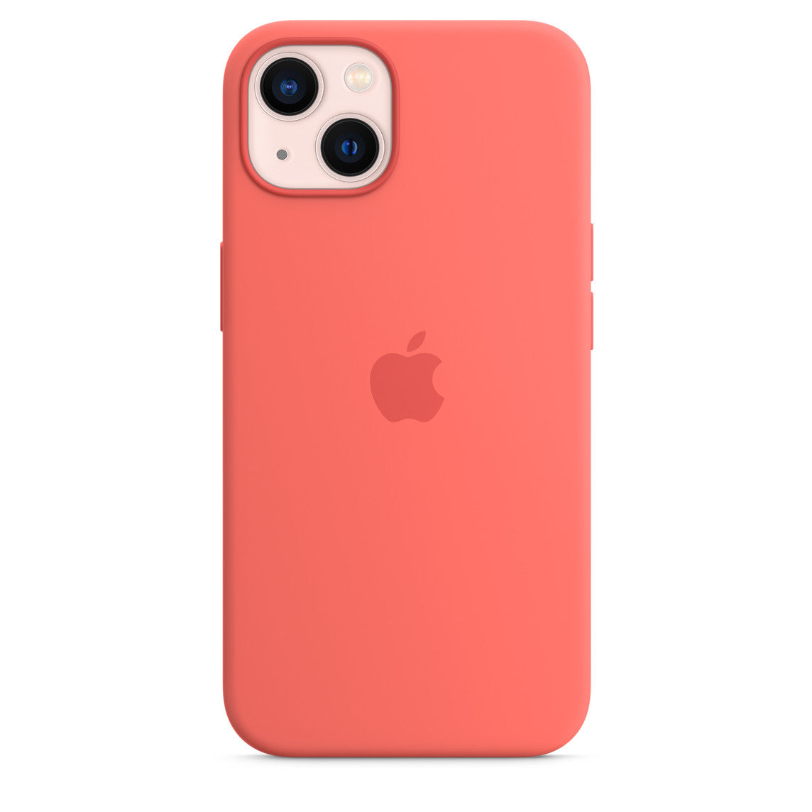 iPhone 13 128GB Rosa mit Apple iPhone 13 Silikon Case mit MagSafe- Pink Pomelo