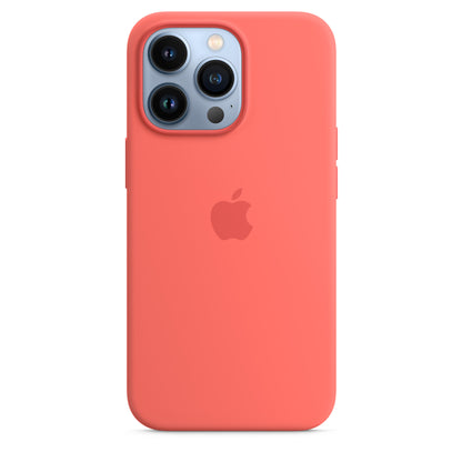 iPhone 13 Pro 256GB Sierrablau mit Apple iPhone 13 Pro Silikon Case mit MagSafe - Pink Pomelo