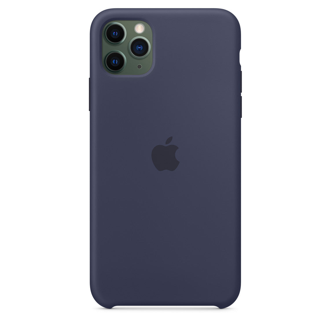 Apple iPhone 11 Pro Max 64GB Nachtgrün Fair Ohne Vertrag mit Apple iPhone 11 Pro Max Silikonhülle – Mitternachtsblau