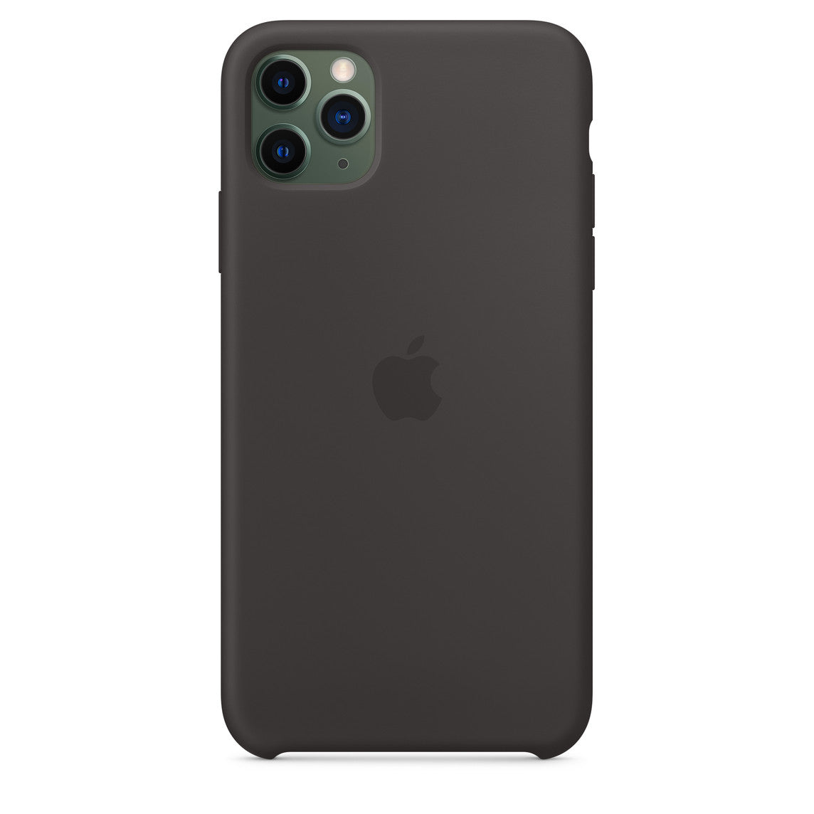 Apple iPhone 11 Pro Max 64GB Nachtgrün Sehr Gut Ohne Vertrag mit Apple iPhone 11 Pro Max Silikonhülle – Schwarz