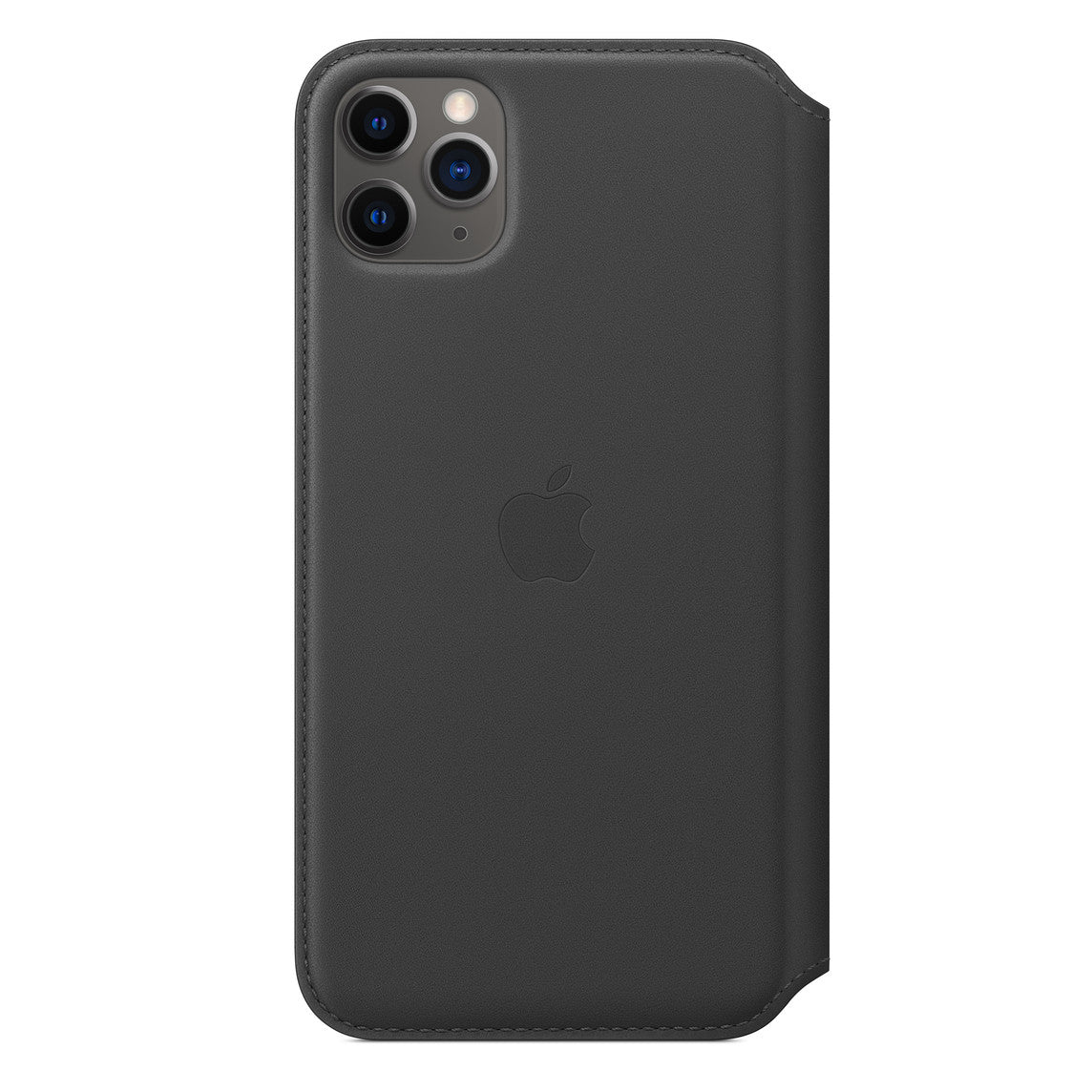 Apple iPhone 11 Pro Max 64GB Space Grau Fair Ohne Vertrag mit Apple iPhone 11 Pro Max Leder Folio - Schwarz