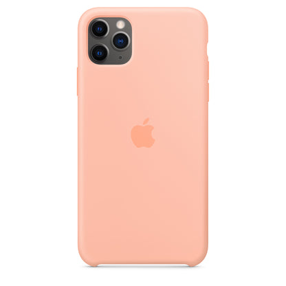 Apple iPhone 11 Pro Max 256GB Space Grau Sehr Gut Ohne Vertrag mit Apple iPhone 11 Pro Max Silikonhülle – Grapefruit