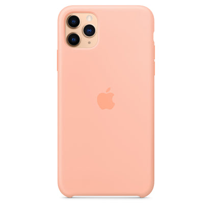 Apple iPhone 11 Pro Max 64GB Gold Fair Ohne Vertrag mit Apple iPhone 11 Pro Max Silikonhülle – Grapefruit