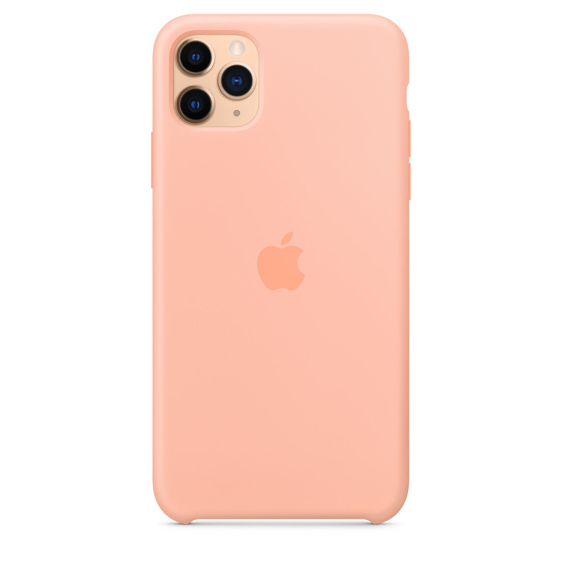 Apple iPhone 11 Pro Max 64GB Gold Gut Ohne Vertrag mit Apple iPhone 11 Pro Max Silikonhülle – Grapefruit