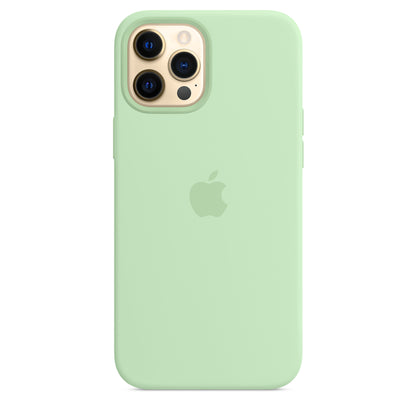 Apple iPhone 12 Pro Max Silikonhülle - Pistazie
