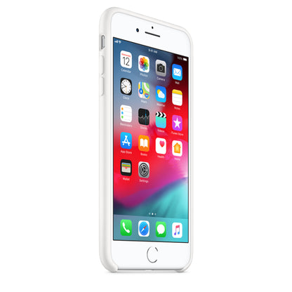 Apple iPhone 8 Plus Silikonhülle - Weiss