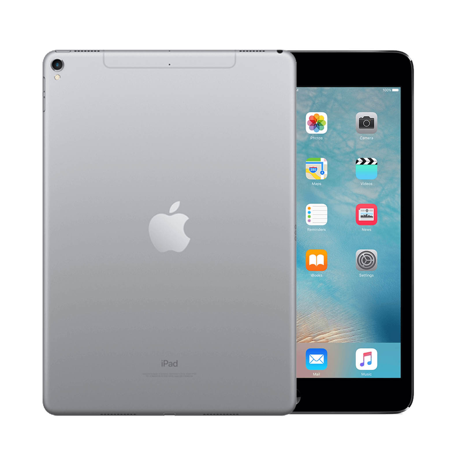 Apple iPad 128GB Ohne Vertrag - Space Grau - Makellos