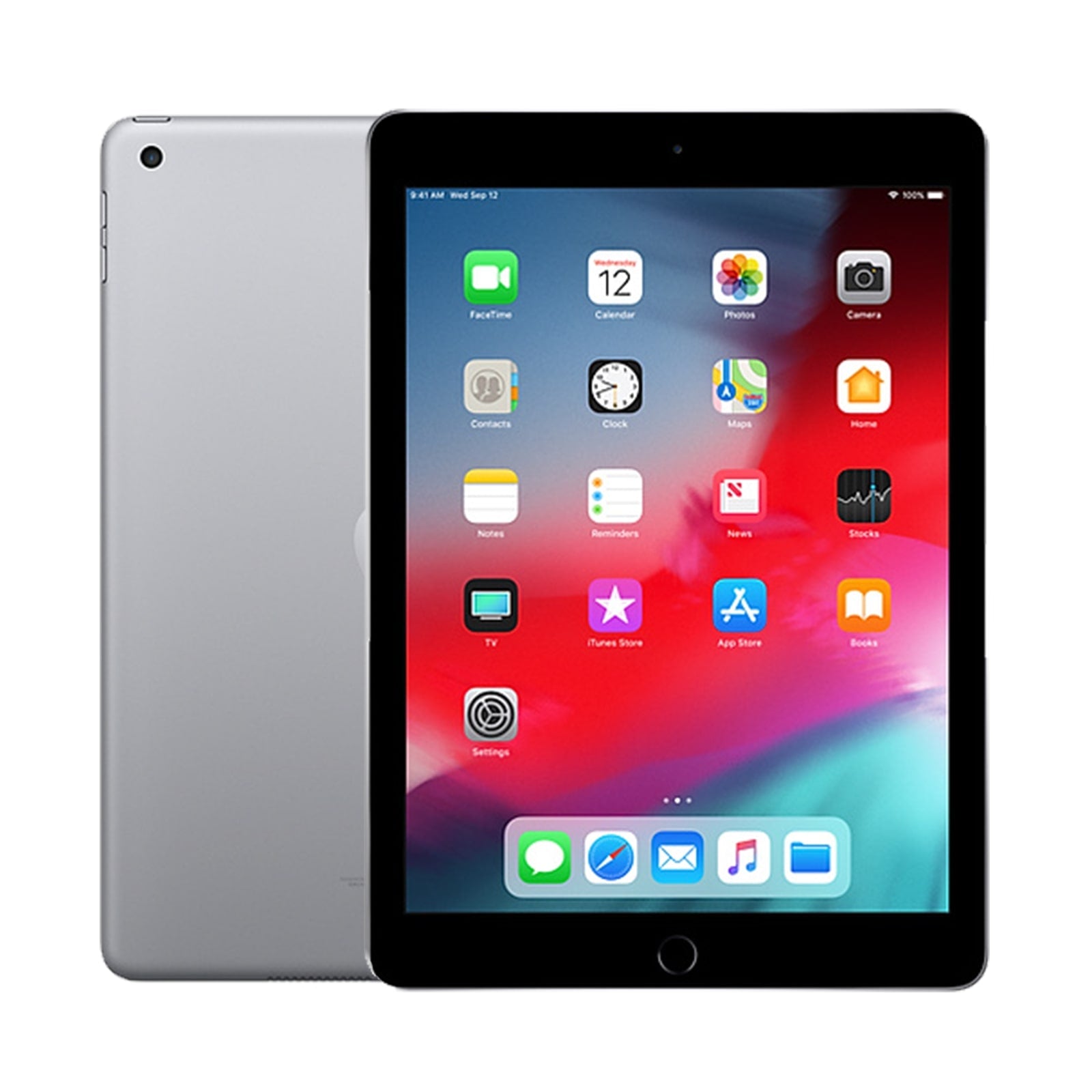 Apple iPad 6 128GB WiFi - Space Grau - Makellos