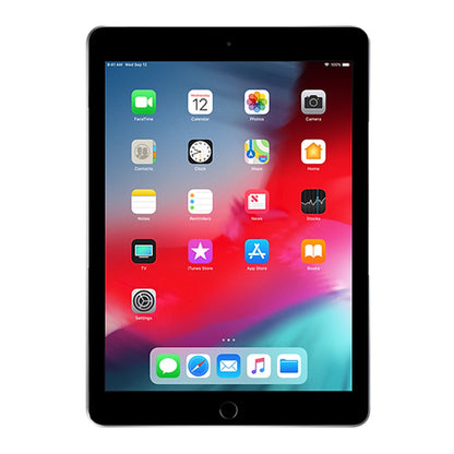 Apple iPad 6 128GB Ohne Vertrag - Space Grau - Sehr Gut