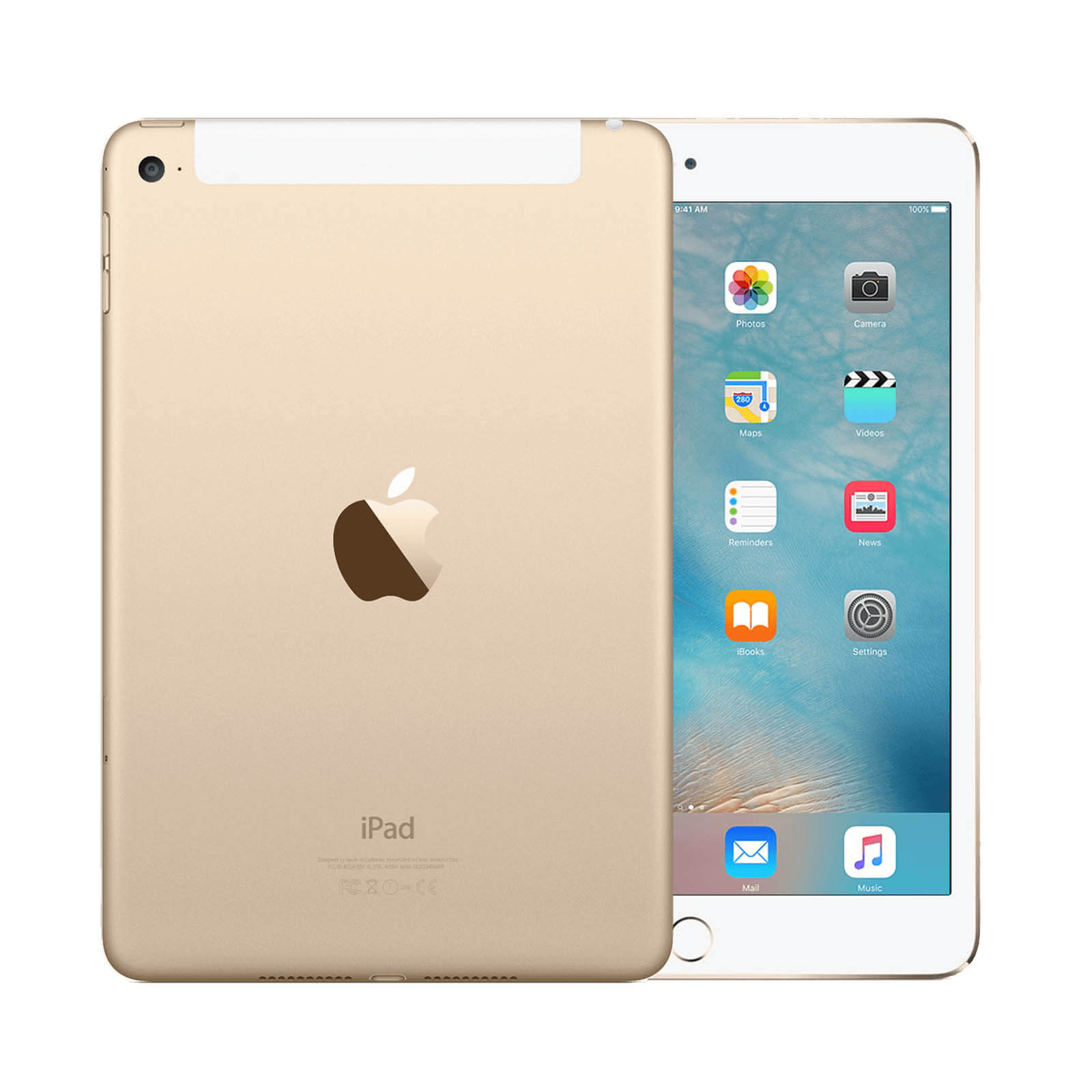 Apple iPad Mini 4 128GB Gold Ohne Vertrag - Makellos