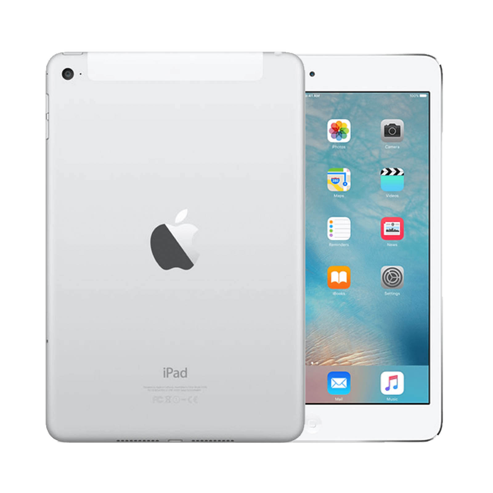 Apple iPad Mini 4 64GB Silber Ohne Vertrag - Makellos