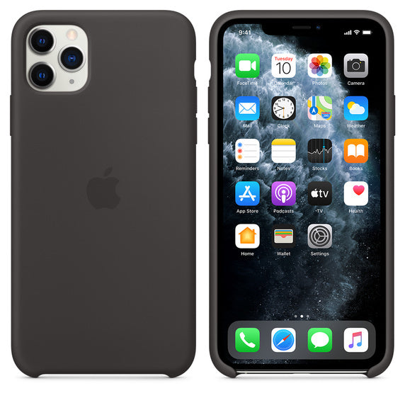 Apple iPhone 11 Pro Max Silikonhülle – Schwarz Original Neu