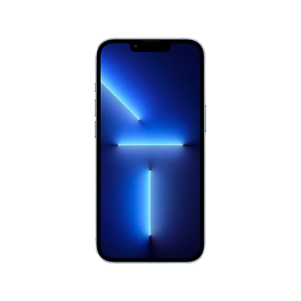 iPhone 13 Pro 1TB Sierrablau mit Apple iPhone 13 Pro Silikon Case mit MagSafe - Gelborange