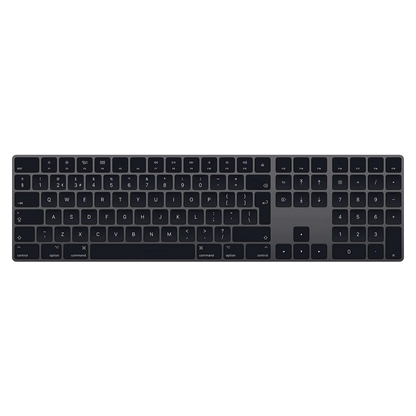 Apple Magic Keyboard mit Ziffernblock - Space Grau - QWERTZ - Neu