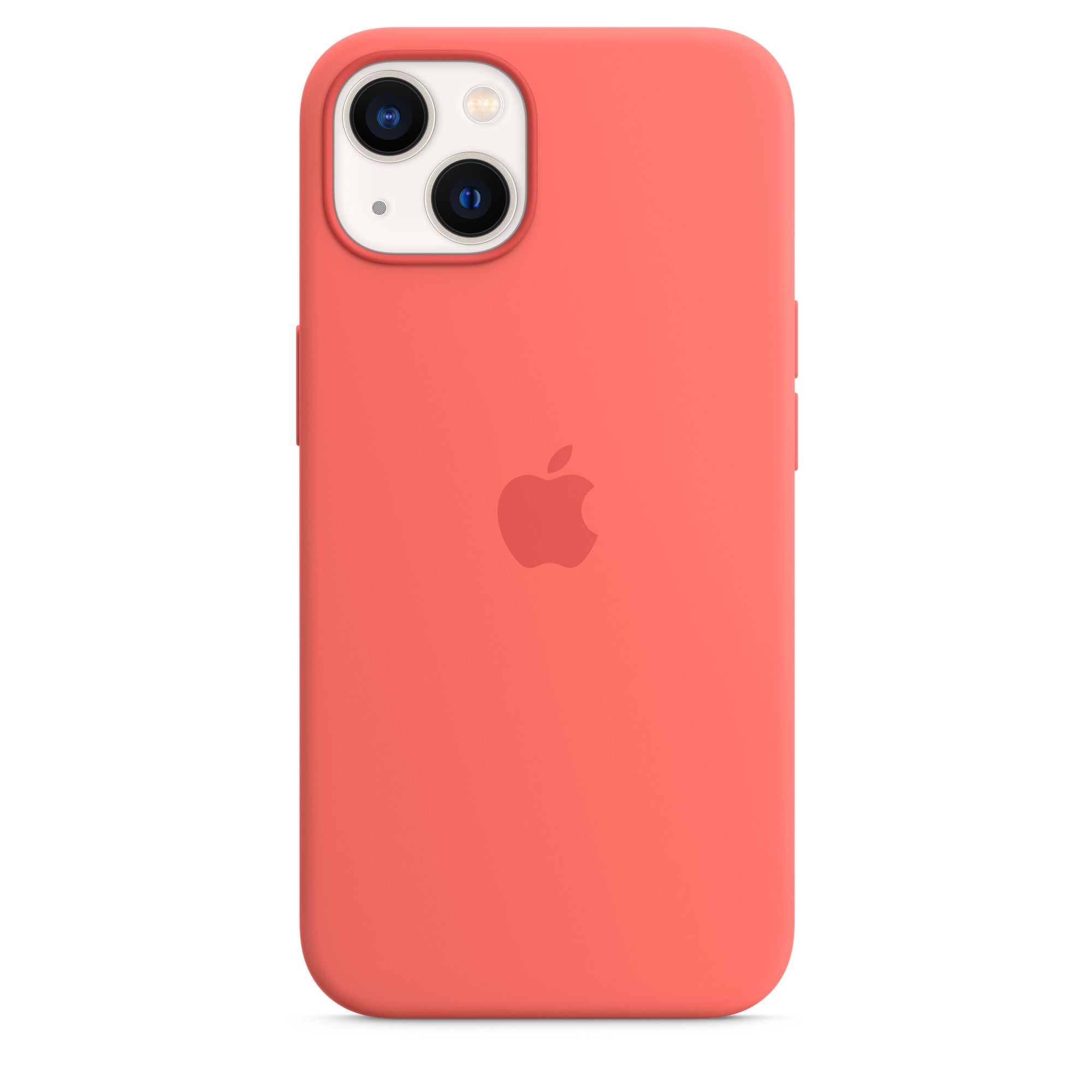 Apple iPhone 13 Silikon Case mit MagSafe- Pink Pomelo