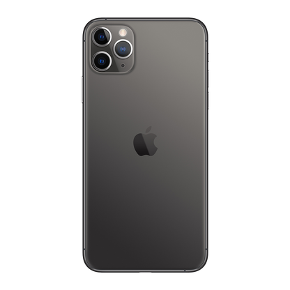 Apple iPhone 11 Pro Max 64GB Space Grau Makellos Ohne Vertrag mit Apple iPhone 11 Pro Max Silikonhülle – Grapefruit
