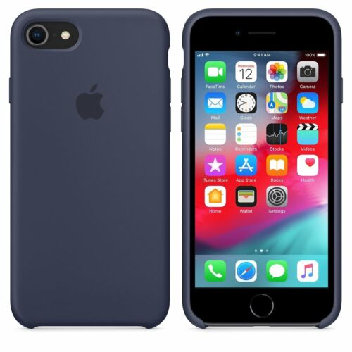 Apple iPhone 8 Silikon Case - Mitternachtsblau