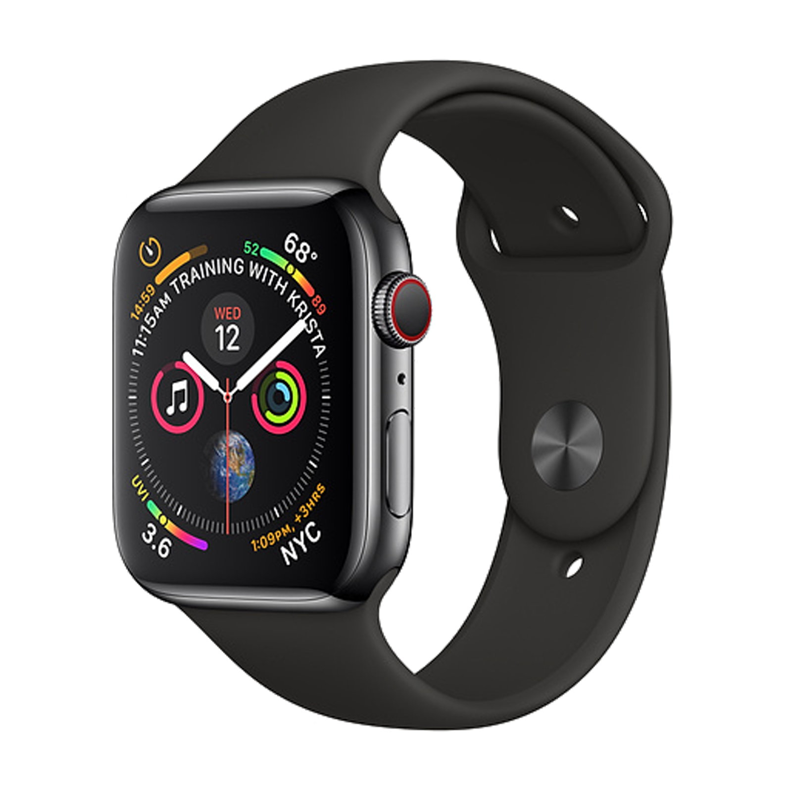 Apple Watch Series 5 Edt 44mm - Schwarz Titanium – Loop Mobile - DE